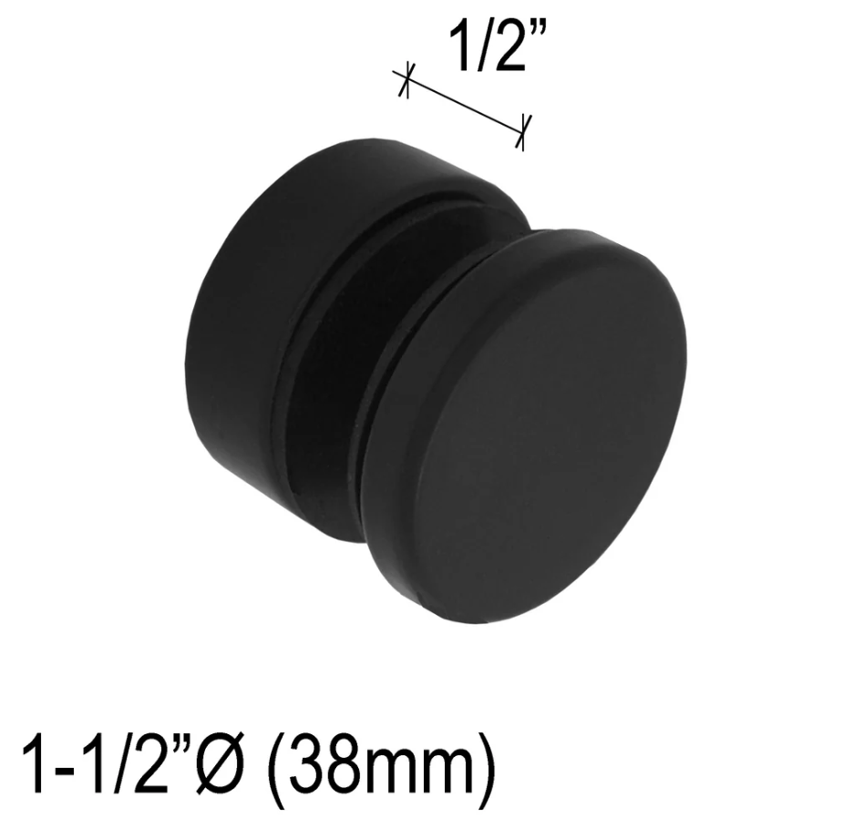 Standoffs - Solid Round - 1/4¨ to 3 - 1/2¨ Base Height - Glassparts.ca