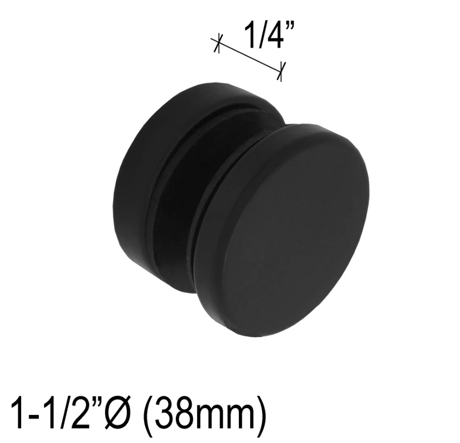 Standoffs - Solid Round - 1/4¨ to 3 - 1/2¨ Base Height - Glassparts.ca