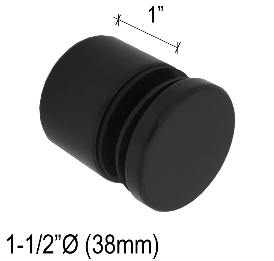 Standoffs - Solid Round - 1/4¨ to 3 - 1/2¨ Base Height - Glassparts.ca