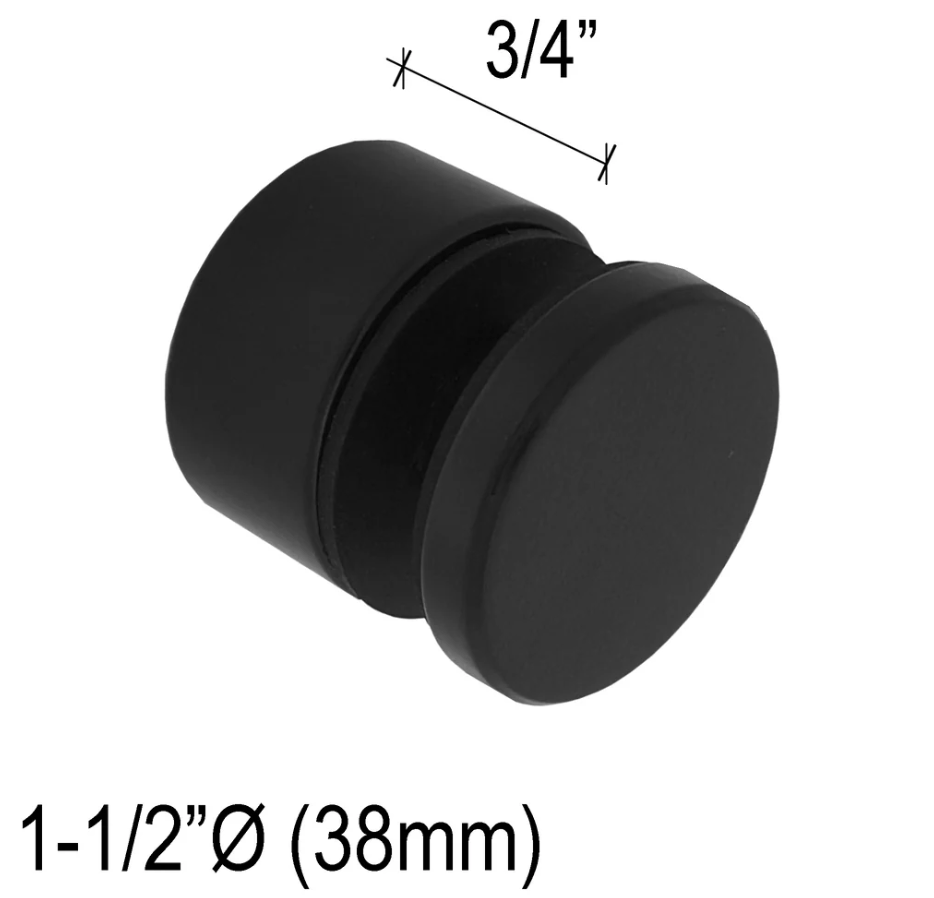 Standoffs - Solid Round - 1/4¨ to 3 - 1/2¨ Base Height - Glassparts.ca