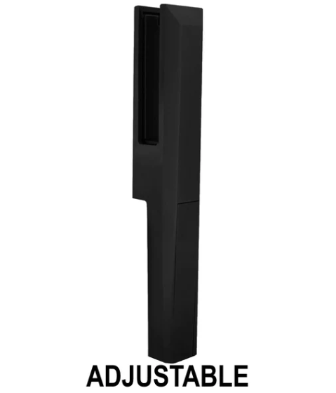 Titan Series Edge Mount Spigot - Square - Glassparts.ca