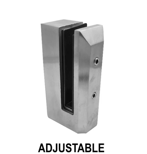 Titan Series Side Mount Spigot - Square - Glassparts.ca