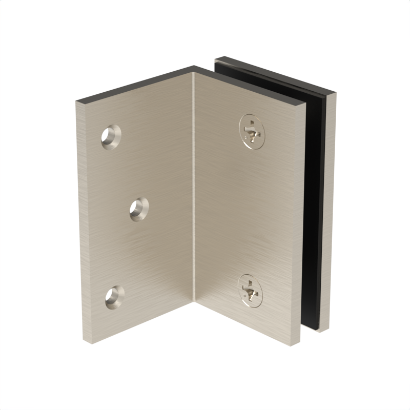 Square wall mount bracket WMB90BN - Brushed Nickel