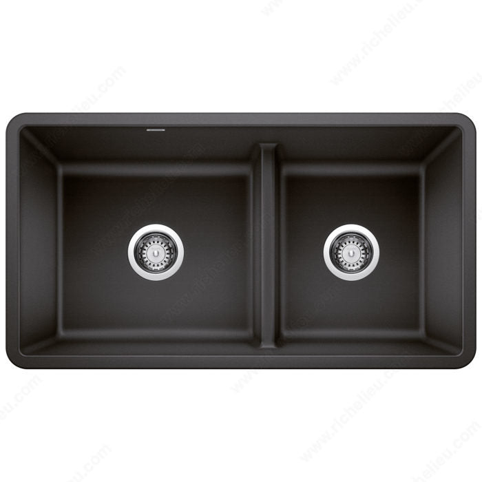 Blanco Precis U 1.75 Low Divide Double Bowl Sink