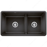 Blanco Precis U 1.75 Low Divide Double Bowl Sink