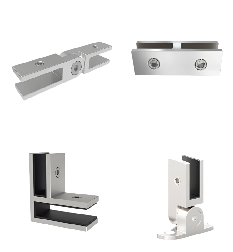 Railing Connectors 180°, 90°, Adjustable & Wall Mount