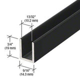 3/8" Fixed Panel Shower Door Deep U - Channel - Glassparts.ca