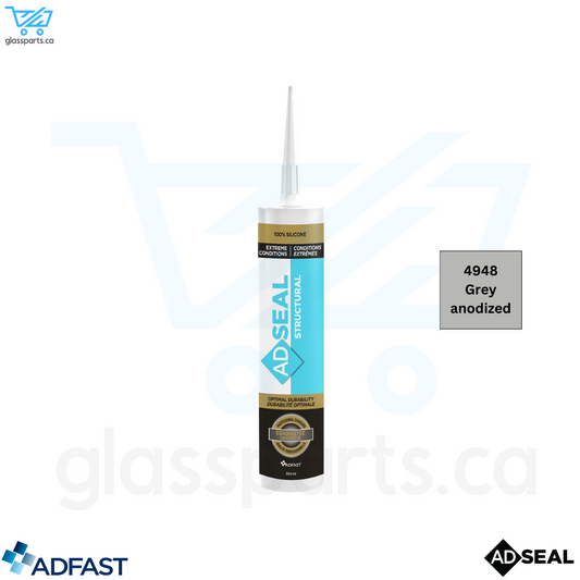 Adfast Silicone Structurel - 4948 - Gris anodisé - 304 ml