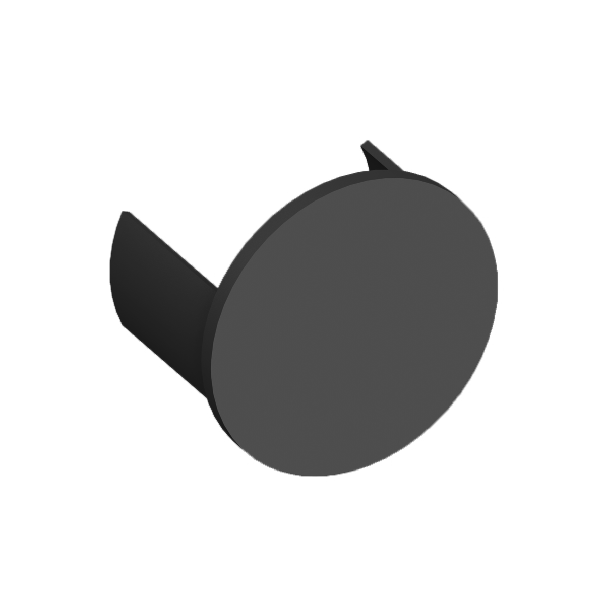 [ALCENDRD] Caprail - Round End Cap — ALCENDRDMBL