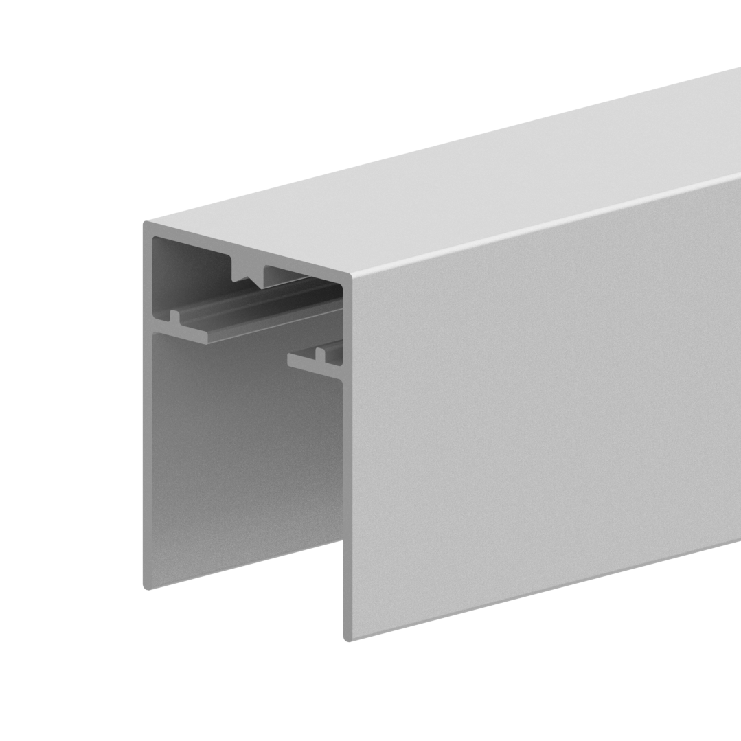[ALCRREC] Caprail - 19' - Rectangular (6063-T5) — ALCRRECSA