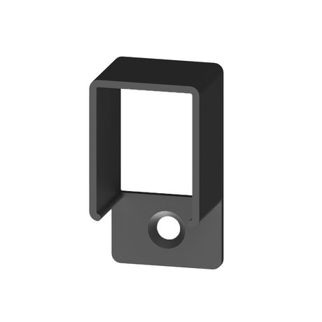 [ALWFREC] Caprail - Rectangular Wall Flange — ALWFRECMBL
