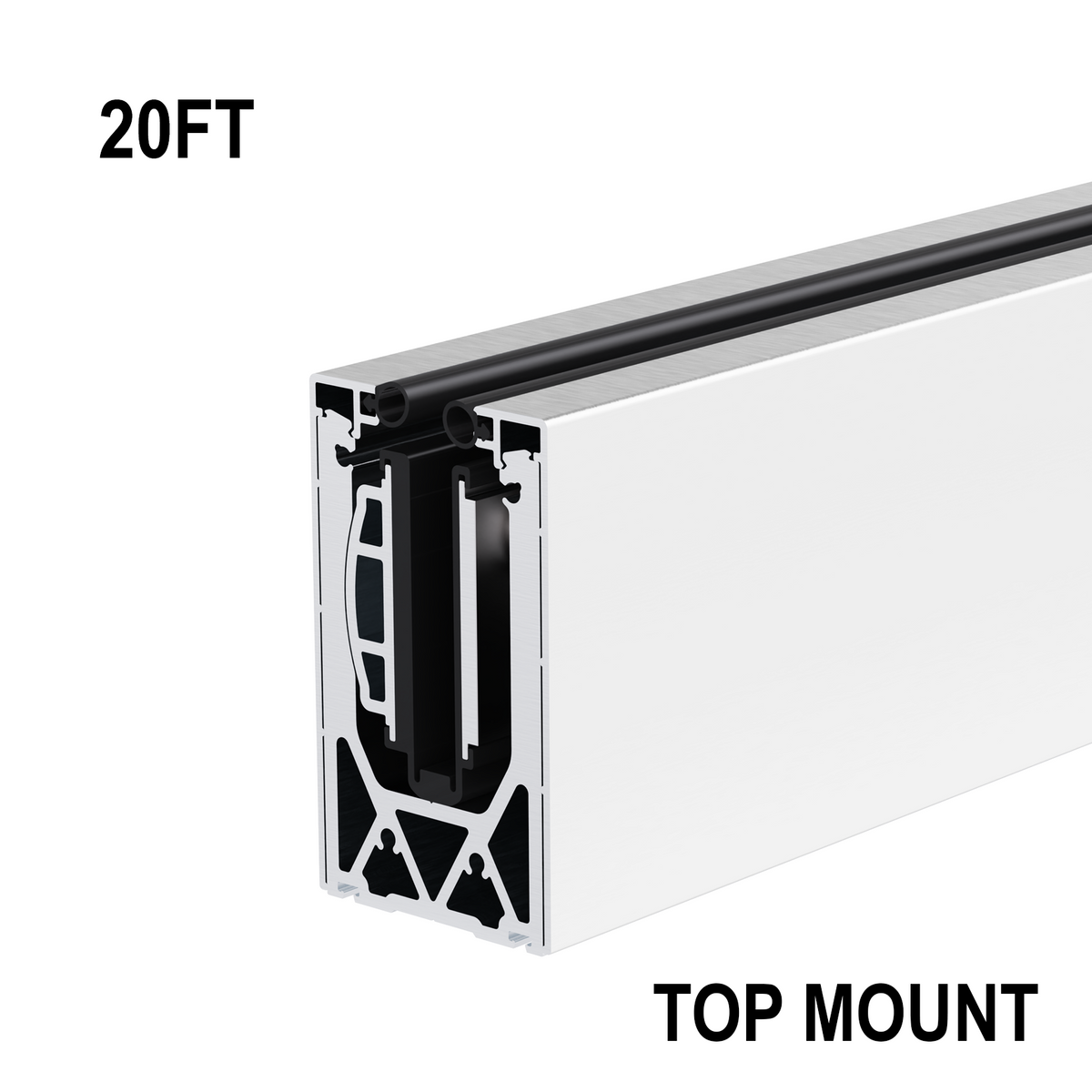 ARCH-LOC 69 Series 20 ft top-mount kit - Polished Stainless Steel