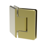Beverly shower hinge Glass to Glass Neo Angle 135° — Polished Brass