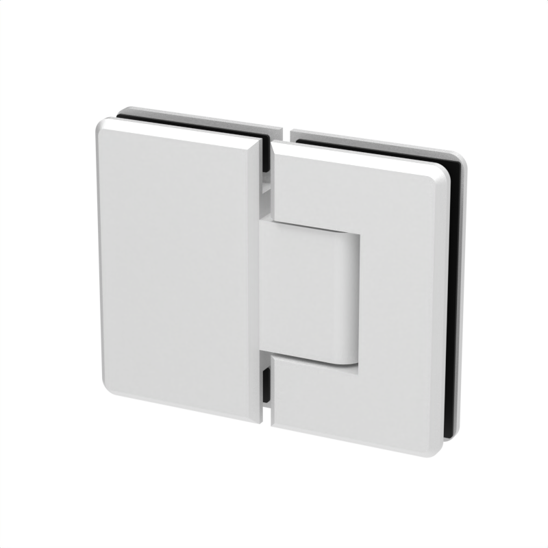 Beverly shower hinge Glass to Glass 180° — White