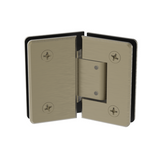 Beverly shower hinge Glass to Glass Neo Angle 135° Adj — Brushed Bronze