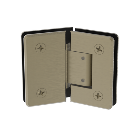 Beverly shower hinge Glass to Glass Neo Angle 135° Adj — Brushed Bronze