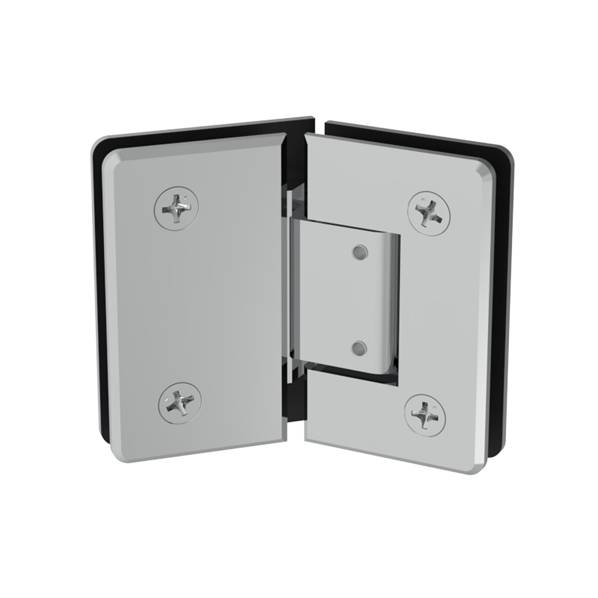 Beverly shower hinge Glass to Glass Neo Angle 135° Adj — Chrome