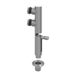 [DSDIVE] Pool Fence Hardware - Door Stop - Glass to Floor + Bottom Keeper — DSDIVEBS