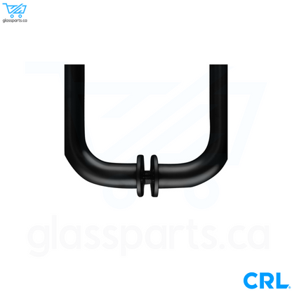 CRL BM Series - Tubular Back-to-Back Pull Handle - 8" x 8" - Matte Black