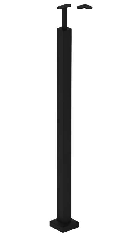 Blank Landing Posts - H1 — Satin Black