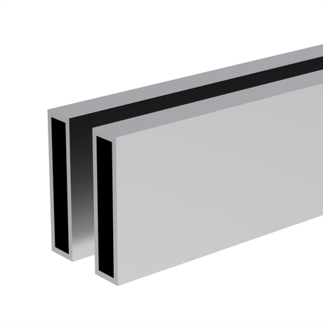 [CAMIH73] Shower Sliding Door Kit - CAM Series - Header Bar — CAMIH73PS