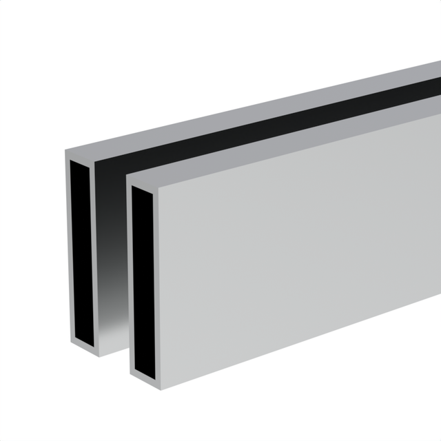 [CAMIH73] Shower Sliding Door Kit - CAM Series - Header Bar — CAMIH73PS