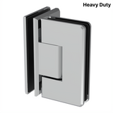 Colette heavy-duty shower hinge Glass to Glass 90° — Chrome