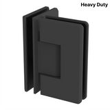 Colette heavy-duty shower hinge Glass to Glass 90° — Matte Black