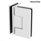 Colette heavy-duty shower hinge Glass to Glass 90° — White