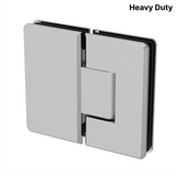 Colette heavy-duty shower hinge Glass to Glass 180° — Chrome