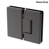 Colette heavy-duty shower hinge Glass to Glass 180° — Oil Rubbed Bronze