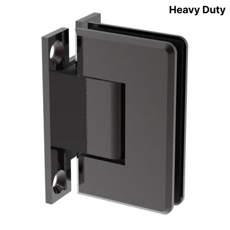 Colette heavy-duty shower hinge Wall Mount H Plate — Oil Rubbed Bronze