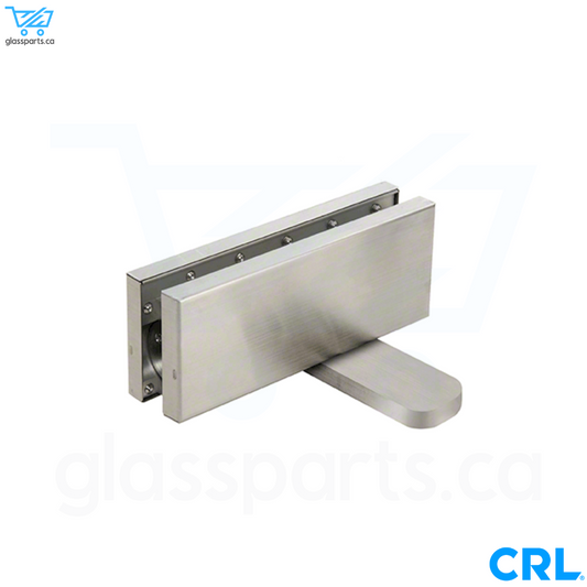 CRL Hydraulic Patch Fitting with 2-9/16" Setback - NHO - Brushed Stainless