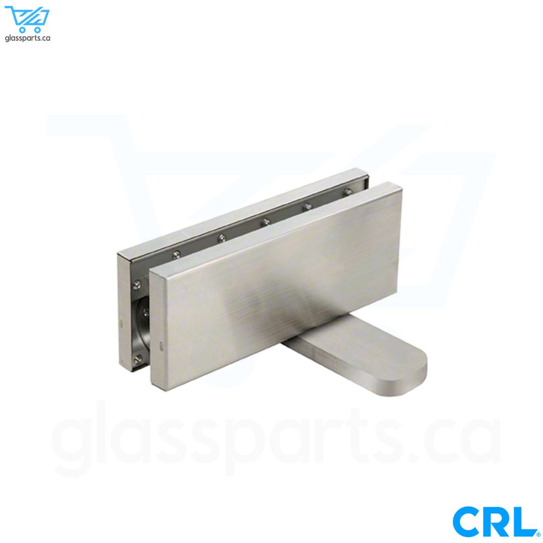 CRL Raccord hydraulique avec retrait de 2-9/16 po - Modèle ouvert à 90° - Acier inoxydable brossé