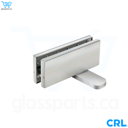 CRL Raccord hydraulique avec retrait de 2-9/16 po - Modèle ouvert à 90° - Anodisé satiné