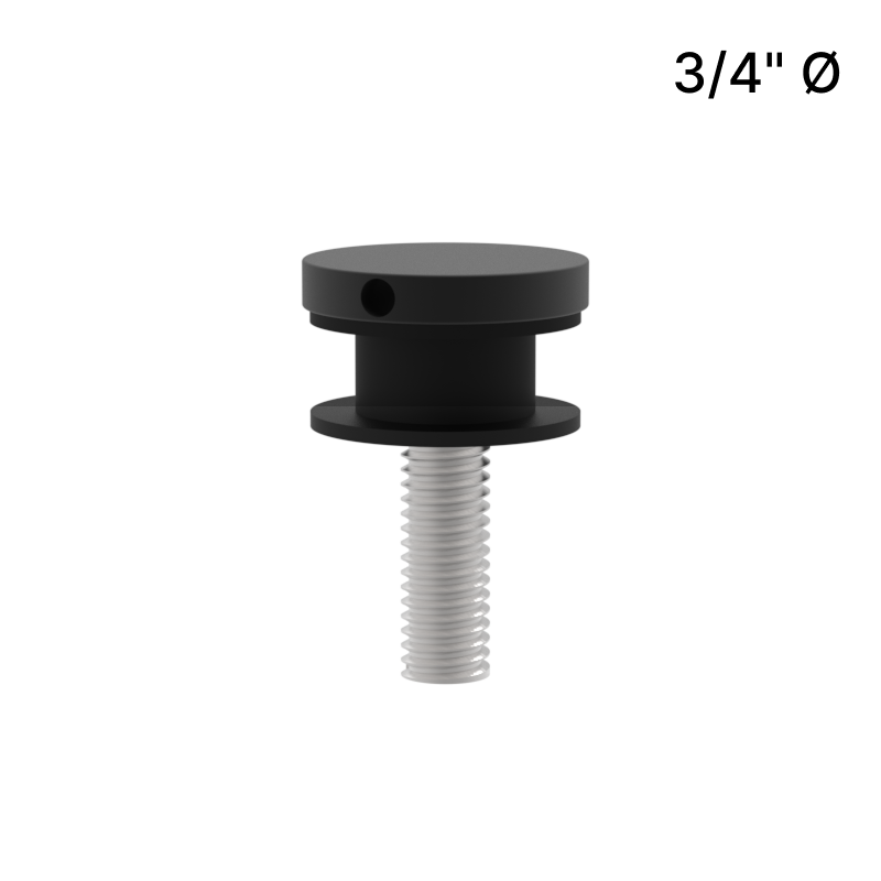 Display Standoff Caps - 3/4" M6 and 1-1/4" M8 - AISI316 — DCAP34MBL