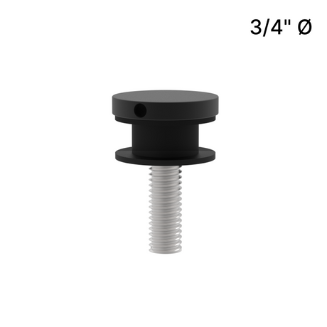 Display Standoff Caps - 3/4" M6 and 1-1/4" M8 - AISI316 — DCAP34MBL