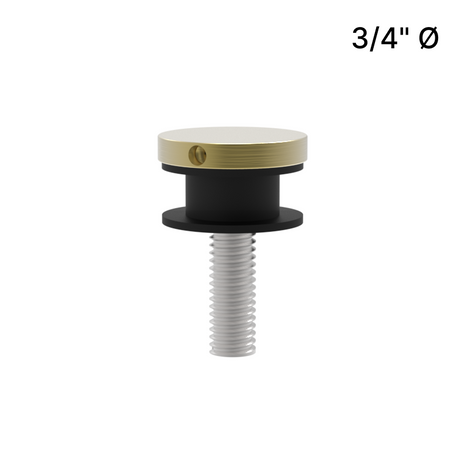 Display Standoff Caps - 3/4" M6 and 1-1/4" M8 - AISI316 — DCAP34SB
