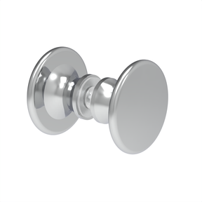 [DK100] Glass Door Knob - 100 Style Back to Back — DK100CH