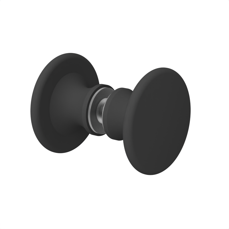 [DK100] Glass Door Knob - 100 Style Back to Back — DK100MBL
