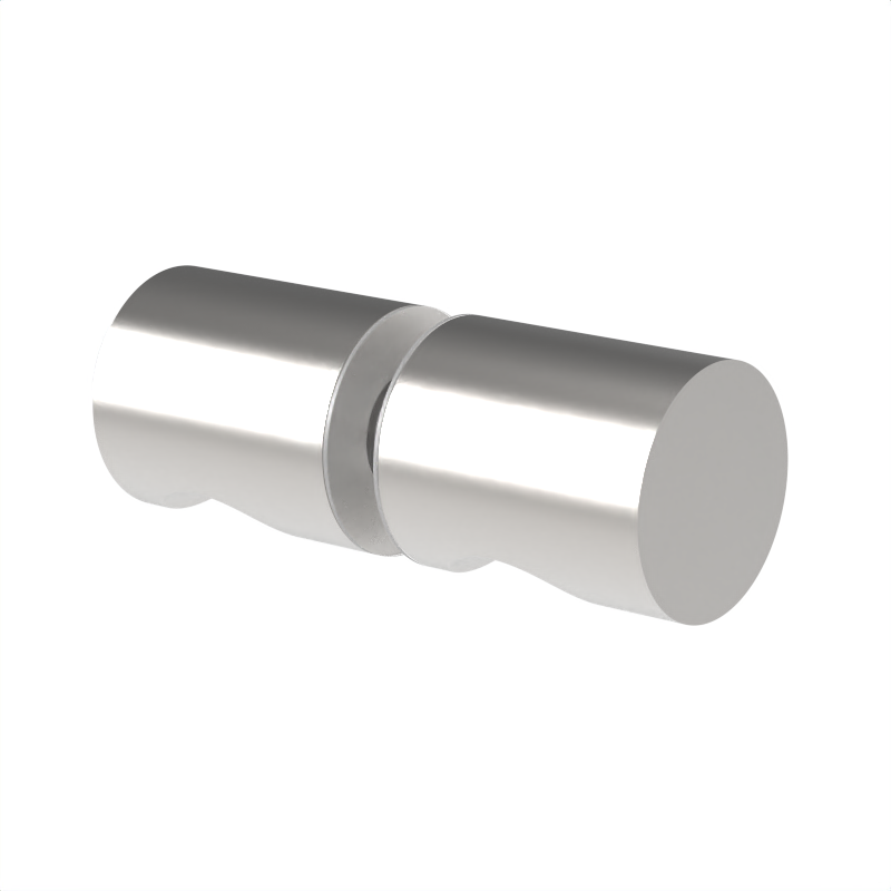 [DK140] Glass Door Knob - 140 Style Back to Back — DK140PN