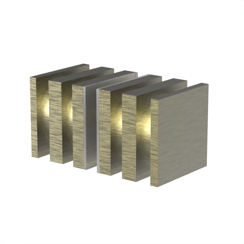 [DK160] Glass Door Knob - 160 Style Back to Back — DK160AB