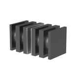 [DK160] Glass Door Knob - 160 Style Back to Back — DK160GM