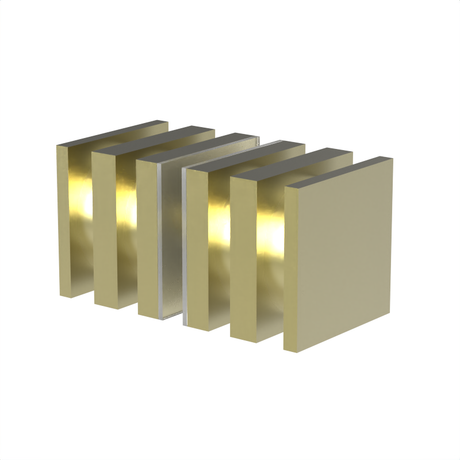 [DK160] Glass Door Knob - 160 Style Back to Back — DK160PB