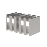 [DK160] Glass Door Knob - 160 Style Back to Back — DK160PN