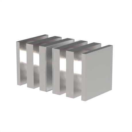 [DK160] Glass Door Knob - 160 Style Back to Back — DK160PN