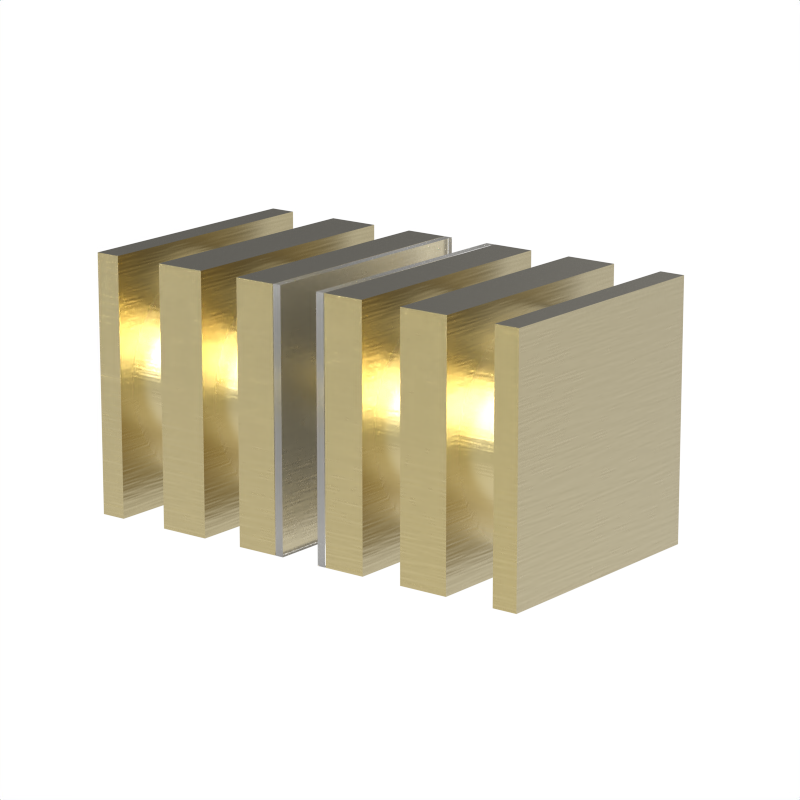 [DK160] Glass Door Knob - 160 Style Back to Back — DK160SB