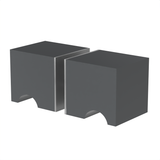 [DKSQ] Glass Door Knob - Square Style Back to Back — DKSQGM