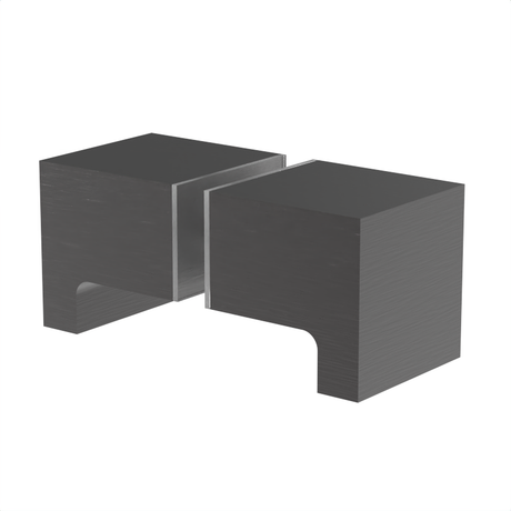 [DKSQ2] Glass Door Knob - SQ2 Style back to Back paddle — DKSQ2ORB