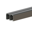 [EZY1HDD] Commercial Sliding Door Kit - EZY1 - Header - Double Sliding Door Track (118") — EZY1HDDBS